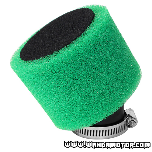 Foam air filter 38mm green